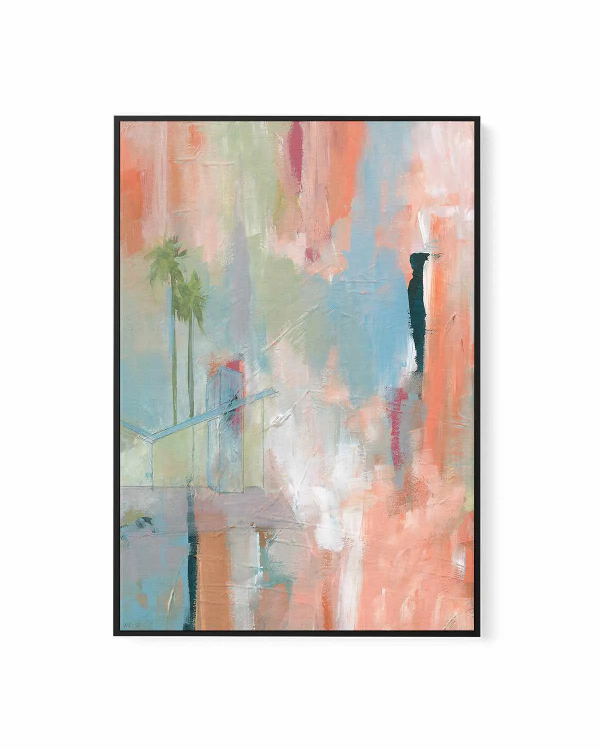 Desert Living II by Jan Weiss | Framed Canvas Art Print from Olive et Oriel where you can shop wallpaper and artworks online