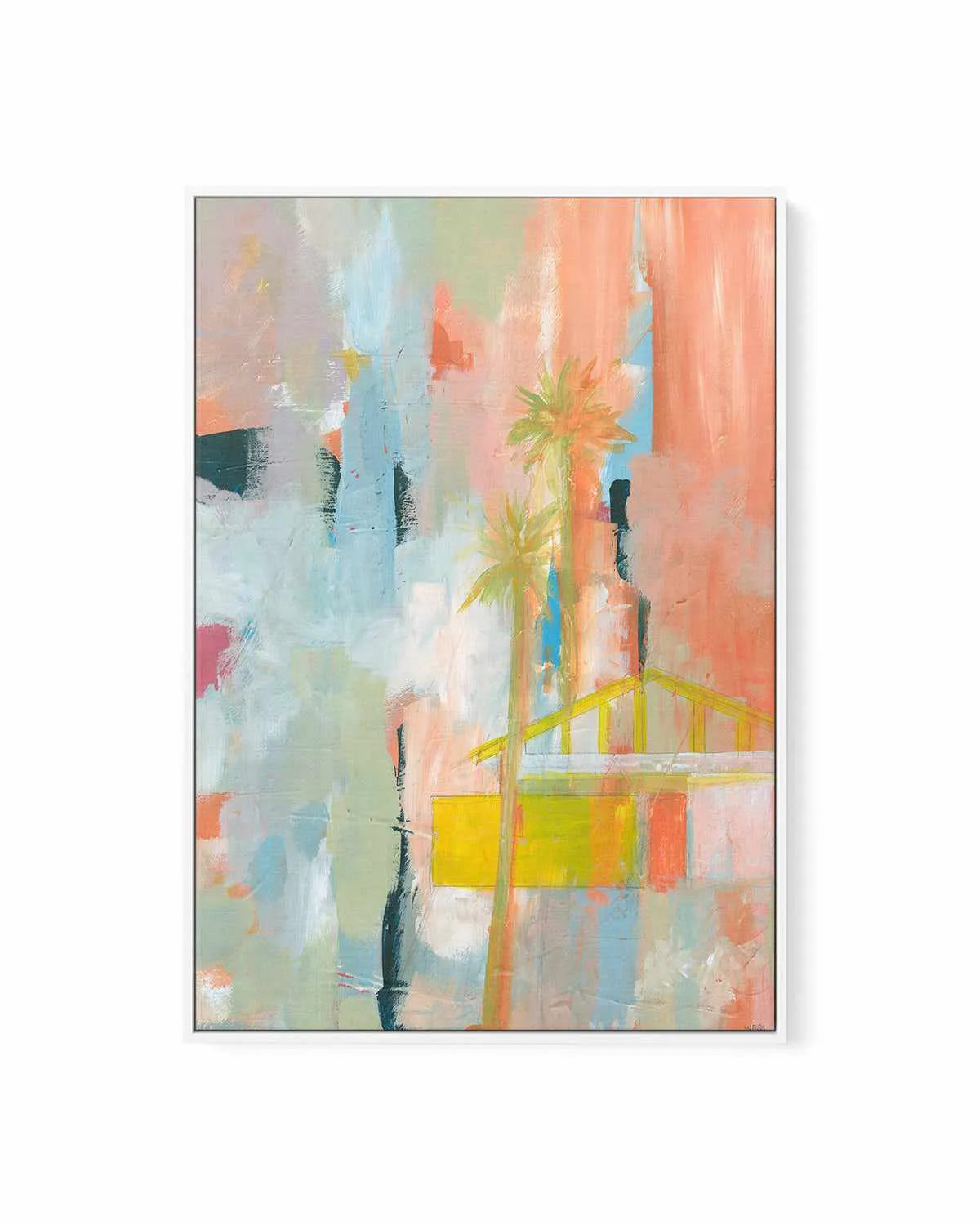 Desert Living I by Jan Weiss | Framed Canvas Art Print from Olive et Oriel where you can shop wallpaper and artworks online