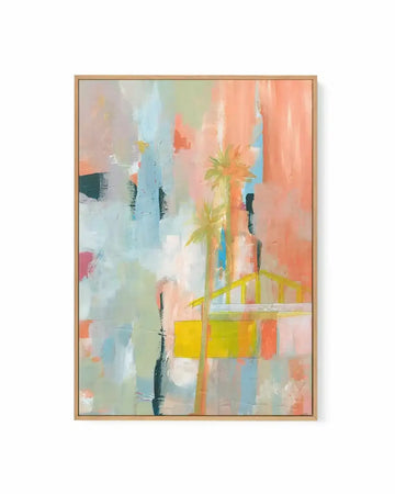 Desert Living I by Jan Weiss | Framed Canvas Art Print from Olive et Oriel where you can shop wallpaper and artworks online