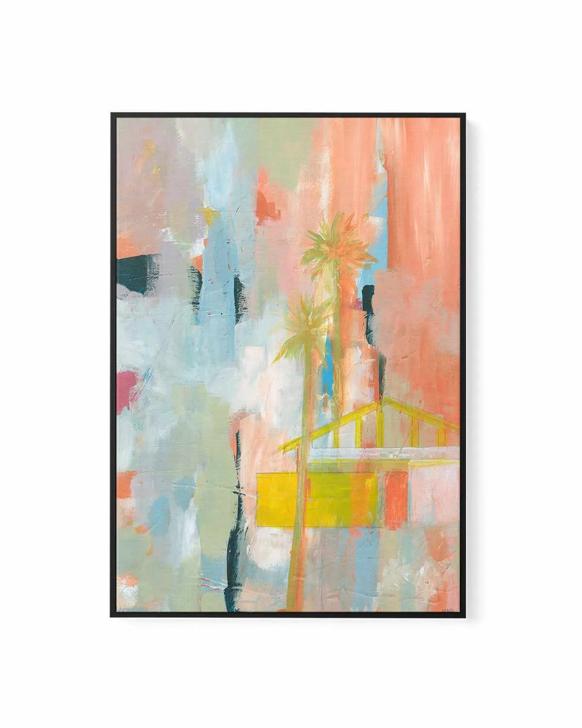 Desert Living I by Jan Weiss | Framed Canvas Art Print from Olive et Oriel where you can shop wallpaper and artworks online
