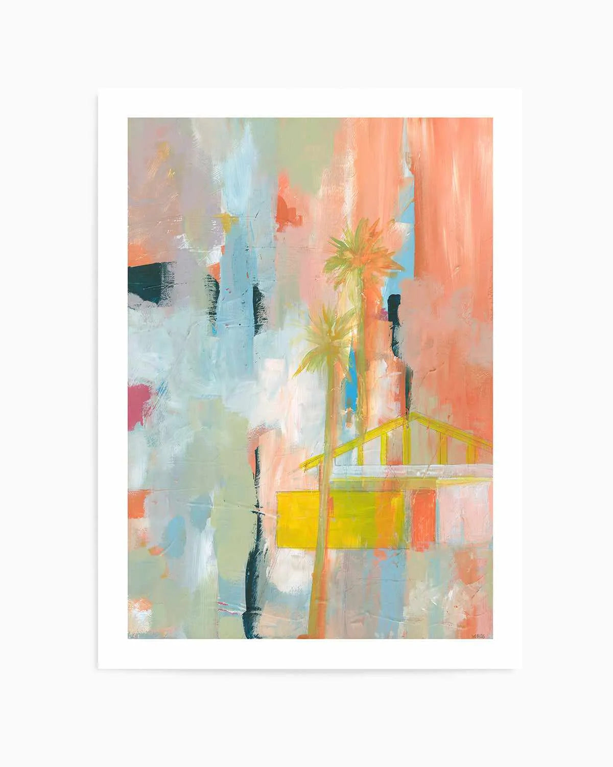 Desert Living I by Jan Weiss Art Print from Olive et Oriel where you can shop wallpaper and artworks online