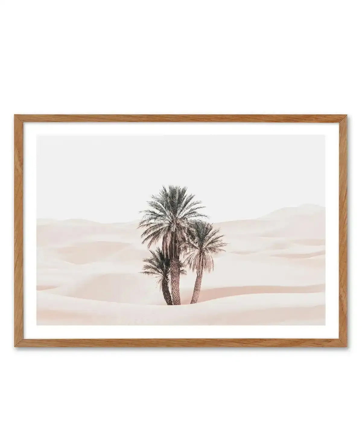 Desert Mirage I | LS Art Print-Shop Australian Art Prints Online with Olive et Oriel - Our collection of Moroccan art prints offer unique wall art including moroccan arches and pink morocco doors of marrakech - this collection will add soft feminine colour to your walls and some may say bohemian style. These traditional morocco landscape photography includes desert scenes of palm trees and camel art prints - there is art on canvas and extra large wall art with fast, free shipping across Australi