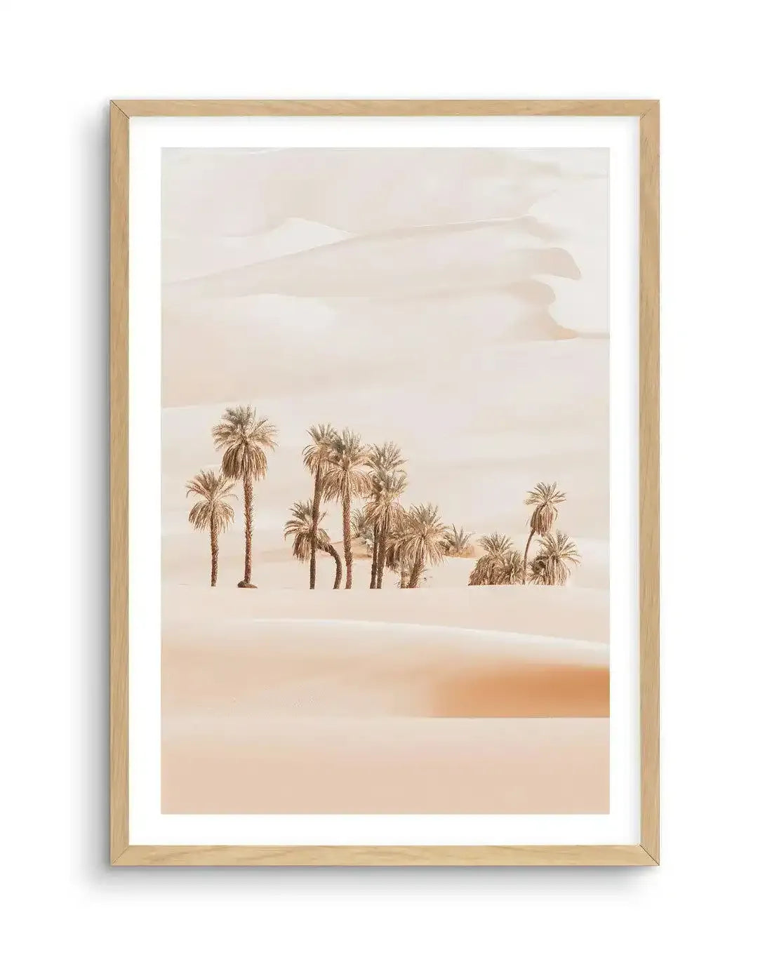 Desert Mirage II | PT Art Print-Shop Australian Art Prints Online with Olive et Oriel - Our collection of Moroccan art prints offer unique wall art including moroccan arches and pink morocco doors of marrakech - this collection will add soft feminine colour to your walls and some may say bohemian style. These traditional morocco landscape photography includes desert scenes of palm trees and camel art prints - there is art on canvas and extra large wall art with fast, free shipping across Austral