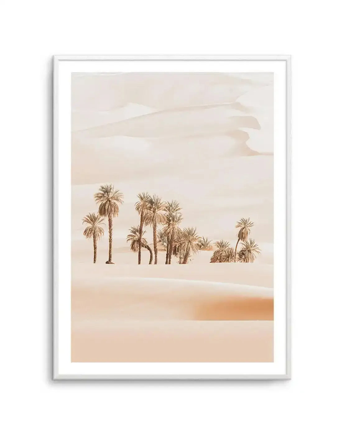 Desert Mirage II | PT Art Print-Shop Australian Art Prints Online with Olive et Oriel - Our collection of Moroccan art prints offer unique wall art including moroccan arches and pink morocco doors of marrakech - this collection will add soft feminine colour to your walls and some may say bohemian style. These traditional morocco landscape photography includes desert scenes of palm trees and camel art prints - there is art on canvas and extra large wall art with fast, free shipping across Austral