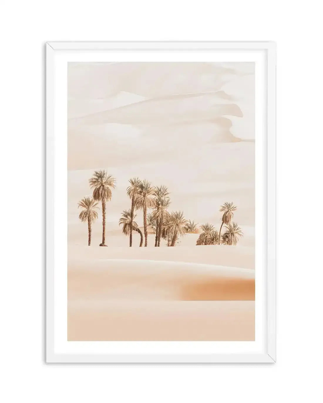 Desert Mirage II | PT Art Print-Shop Australian Art Prints Online with Olive et Oriel - Our collection of Moroccan art prints offer unique wall art including moroccan arches and pink morocco doors of marrakech - this collection will add soft feminine colour to your walls and some may say bohemian style. These traditional morocco landscape photography includes desert scenes of palm trees and camel art prints - there is art on canvas and extra large wall art with fast, free shipping across Austral