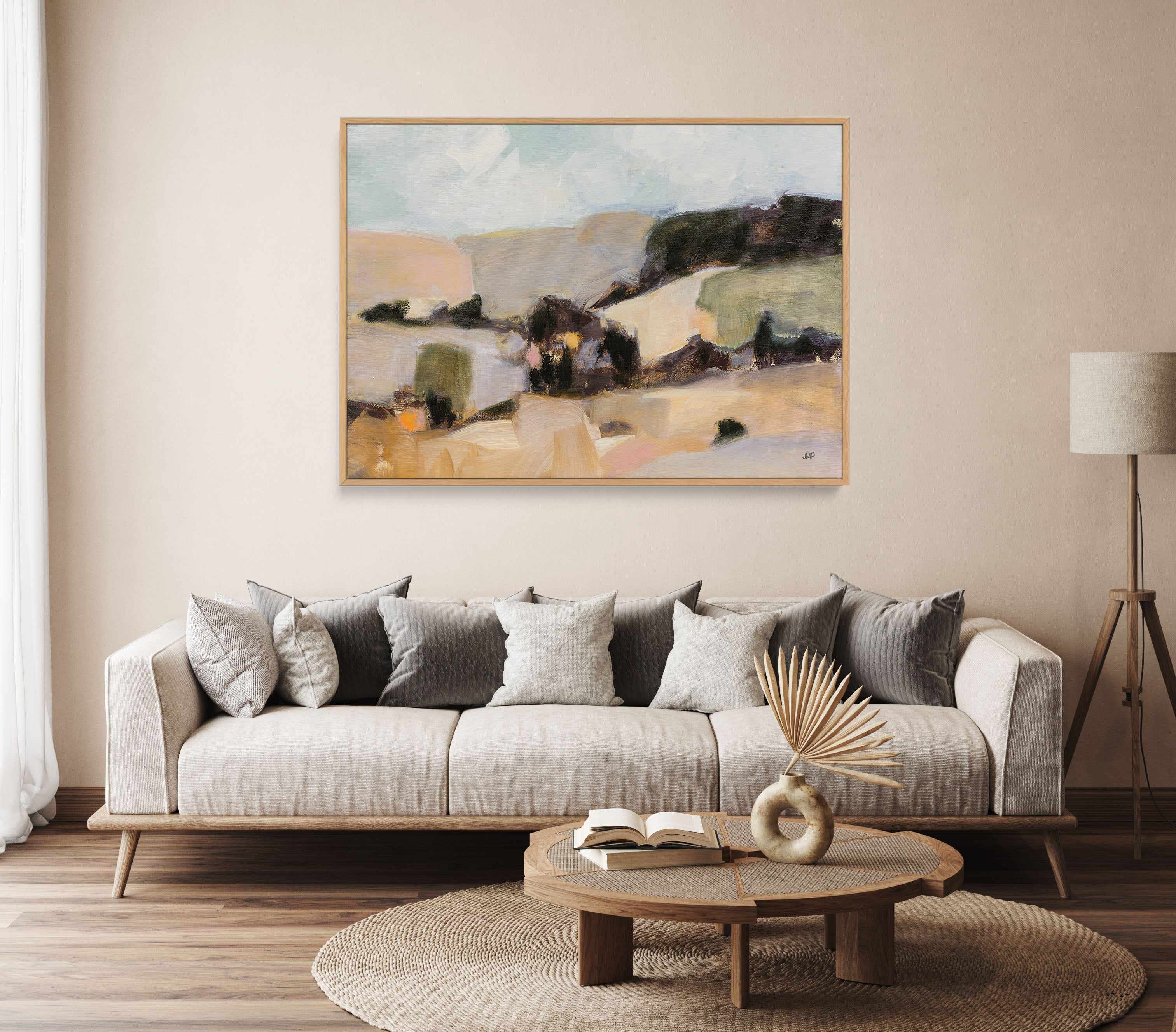 Desert Moment Crop | Framed Canvas Art Print