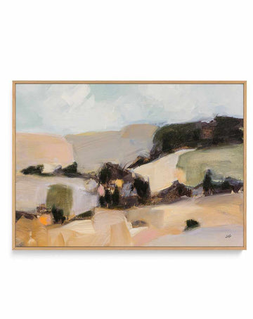 Desert Moment Crop | Framed Canvas Art Print from Olive et Oriel where you can shop wallpaper and artworks online