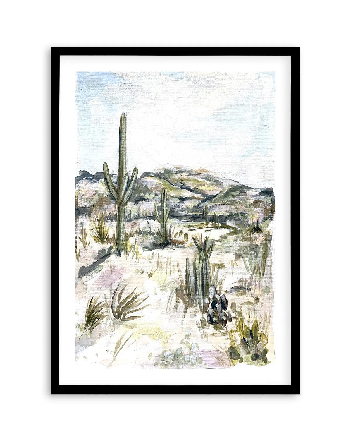 Desert Mornings by Meredith O'Neal Art Print from Olive et Oriel where you can shop wallpaper and artworks online