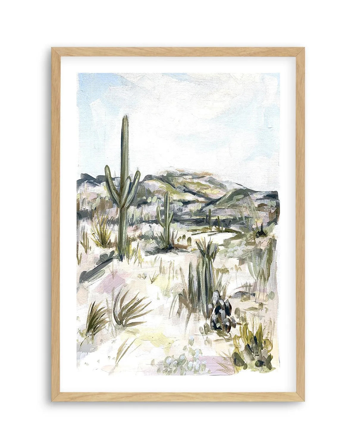 Desert Mornings by Meredith O'Neal Art Print from Olive et Oriel where you can shop wallpaper and artworks online