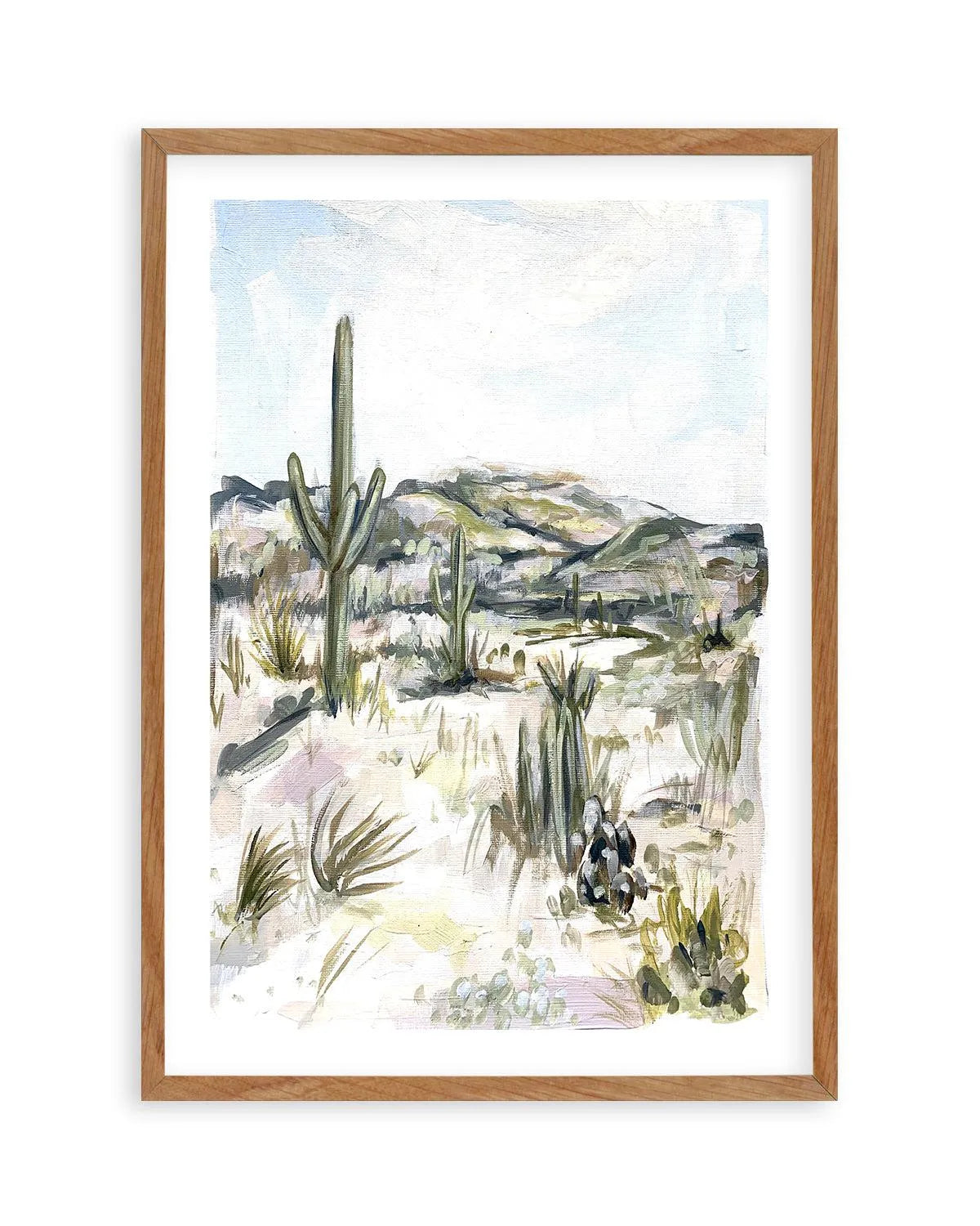 Desert Mornings by Meredith O'Neal Art Print from Olive et Oriel where you can shop wallpaper and artworks online