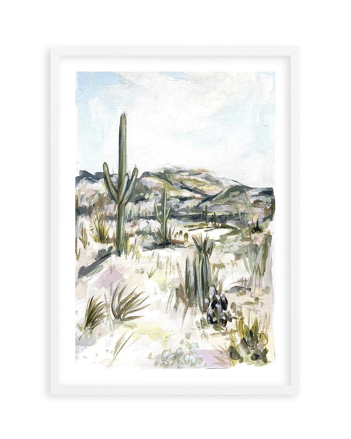 Desert Mornings by Meredith O'Neal Art Print from Olive et Oriel where you can shop wallpaper and artworks online
