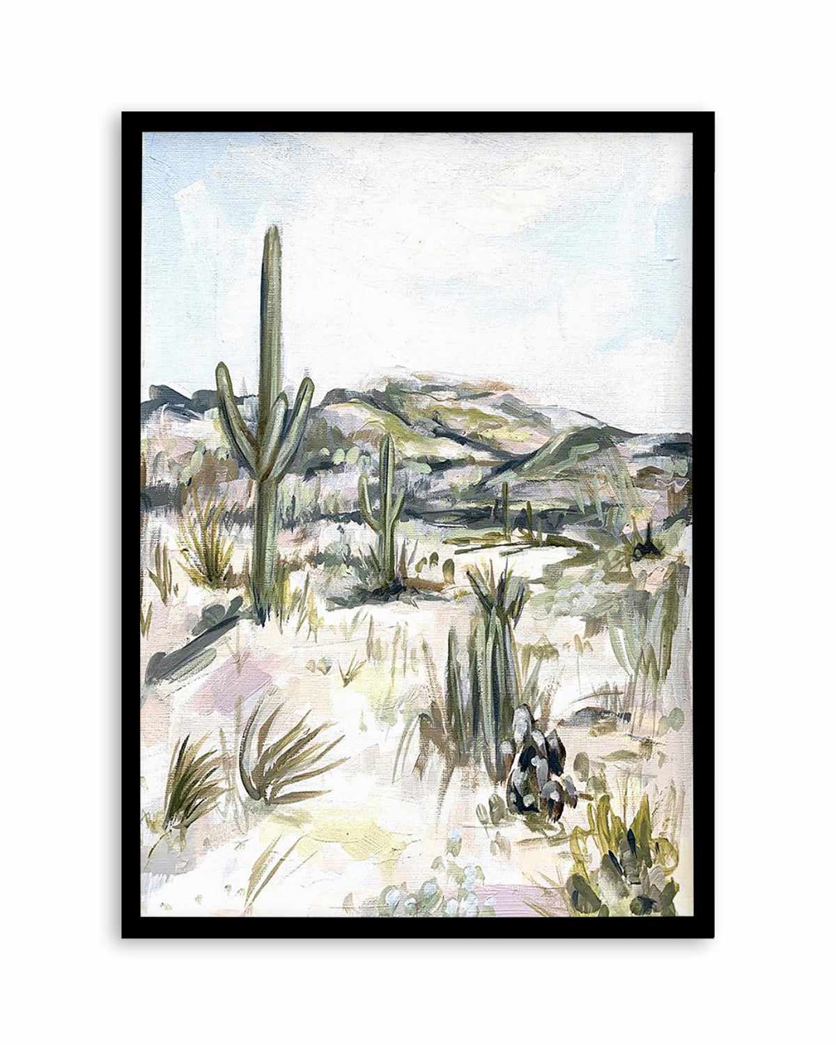 Desert Mornings by Meredith O'Neal Art Print