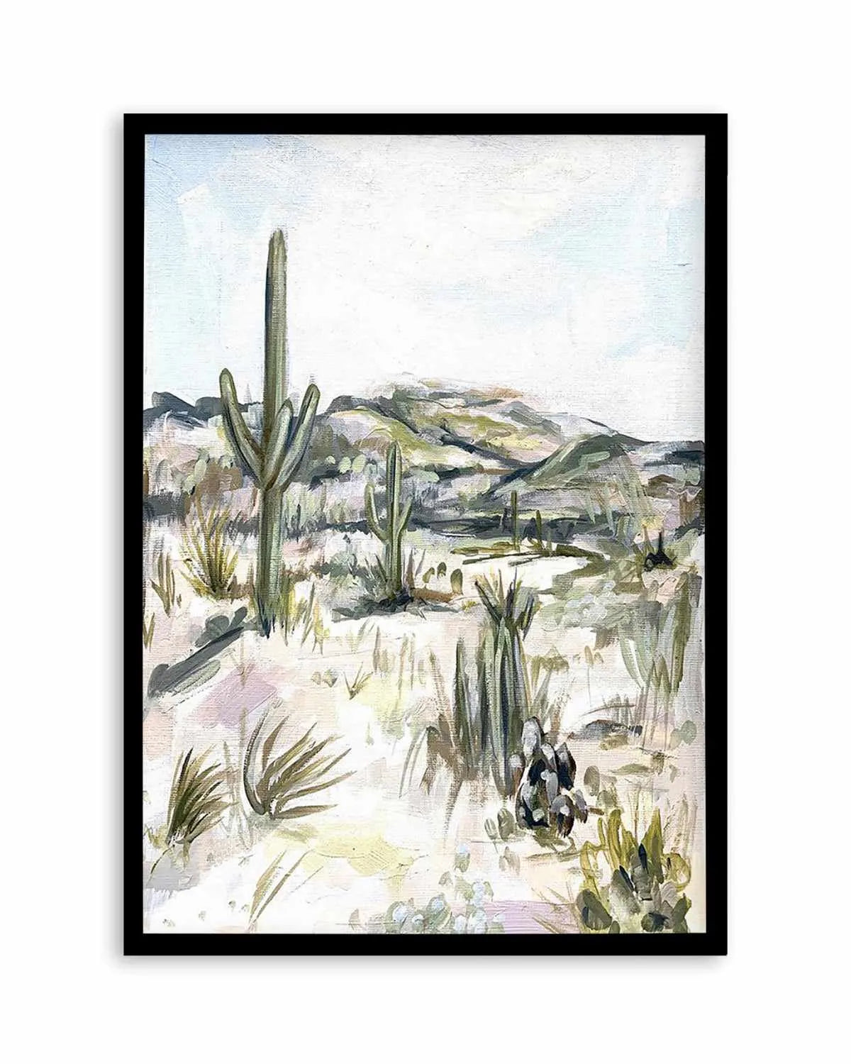Desert Mornings by Meredith O'Neal Art Print from Olive et Oriel where you can shop wallpaper and artworks online
