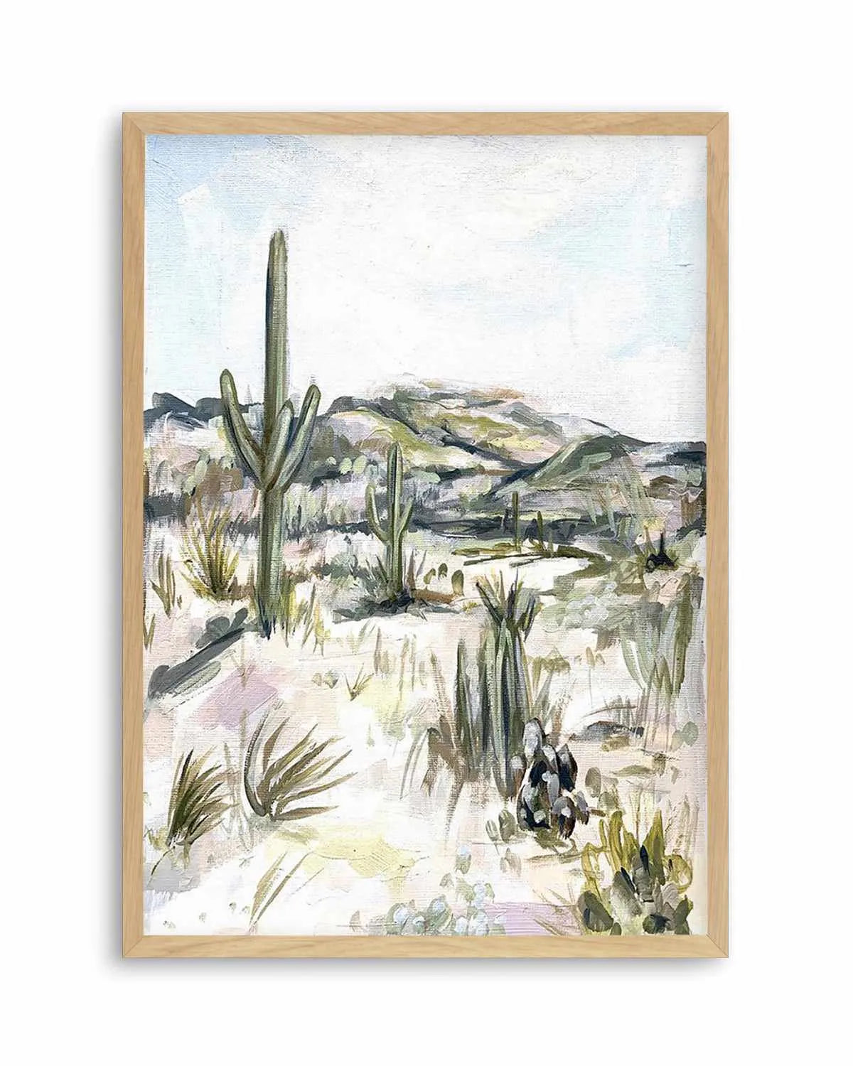 Desert Mornings by Meredith O'Neal Art Print from Olive et Oriel where you can shop wallpaper and artworks online