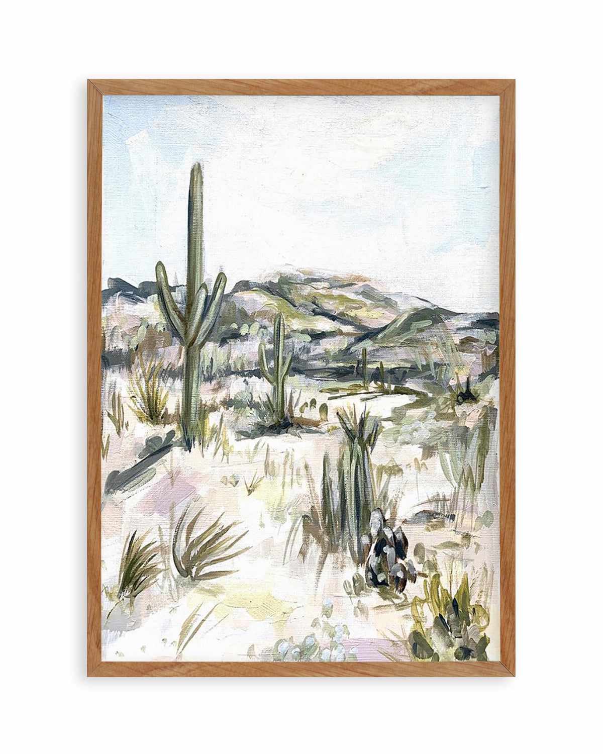 Desert Mornings by Meredith O'Neal Art Print