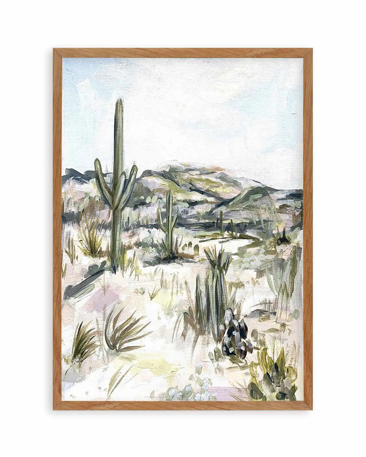 Desert Mornings by Meredith O'Neal Art Print from Olive et Oriel where you can shop wallpaper and artworks online