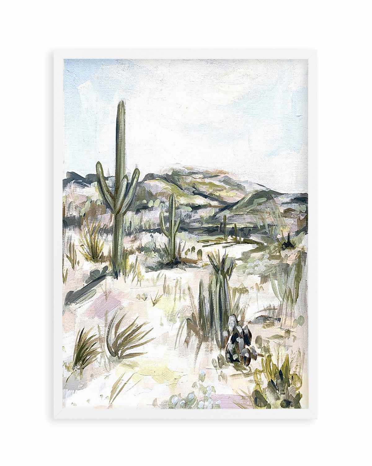 Desert Mornings by Meredith O'Neal Art Print