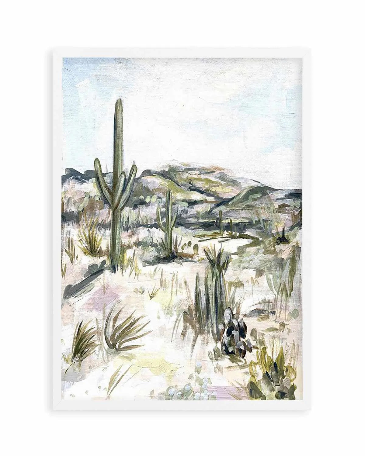 Desert Mornings by Meredith O'Neal Art Print from Olive et Oriel where you can shop wallpaper and artworks online