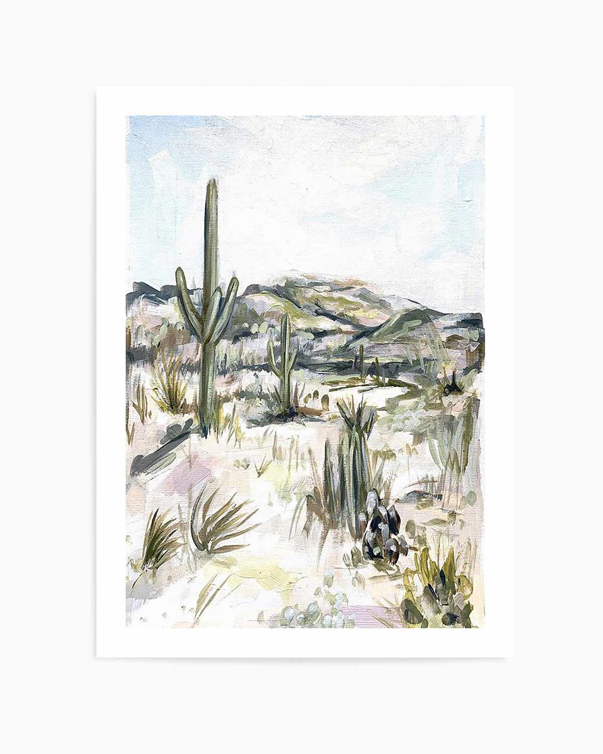 Desert Mornings by Meredith O'Neal Art Print