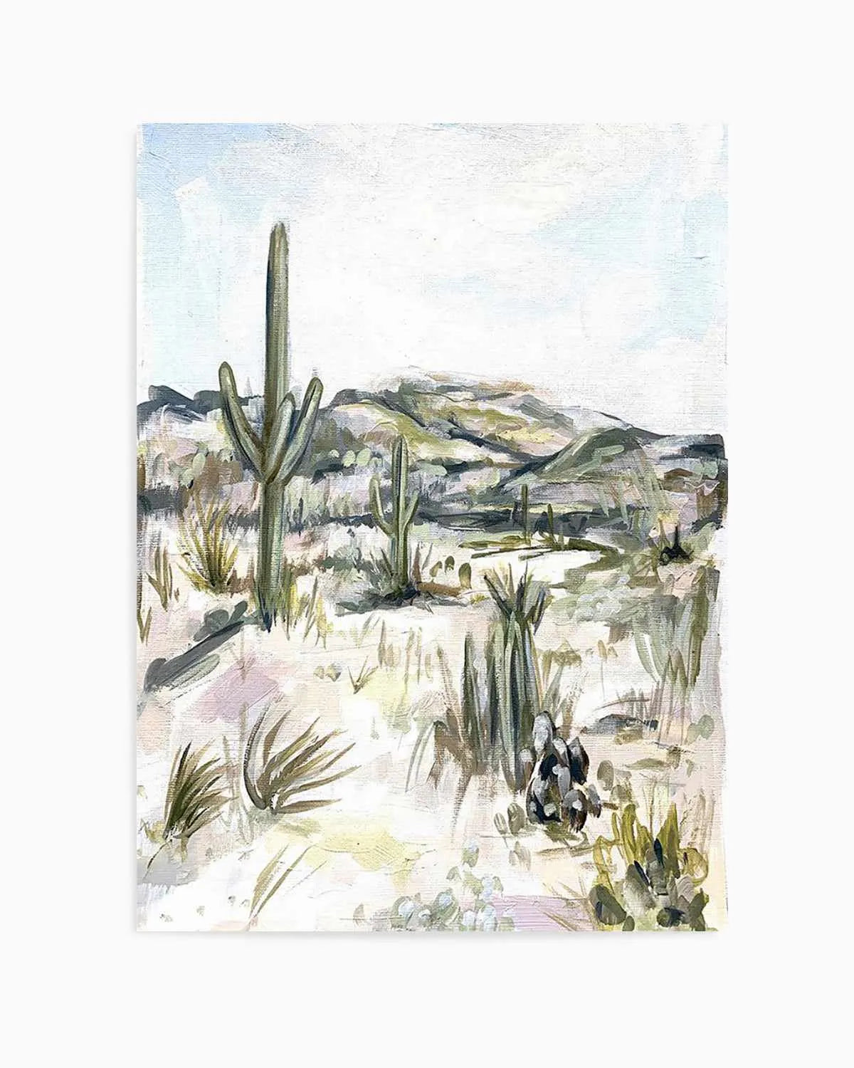 Desert Mornings by Meredith O'Neal Art Print from Olive et Oriel where you can shop wallpaper and artworks online