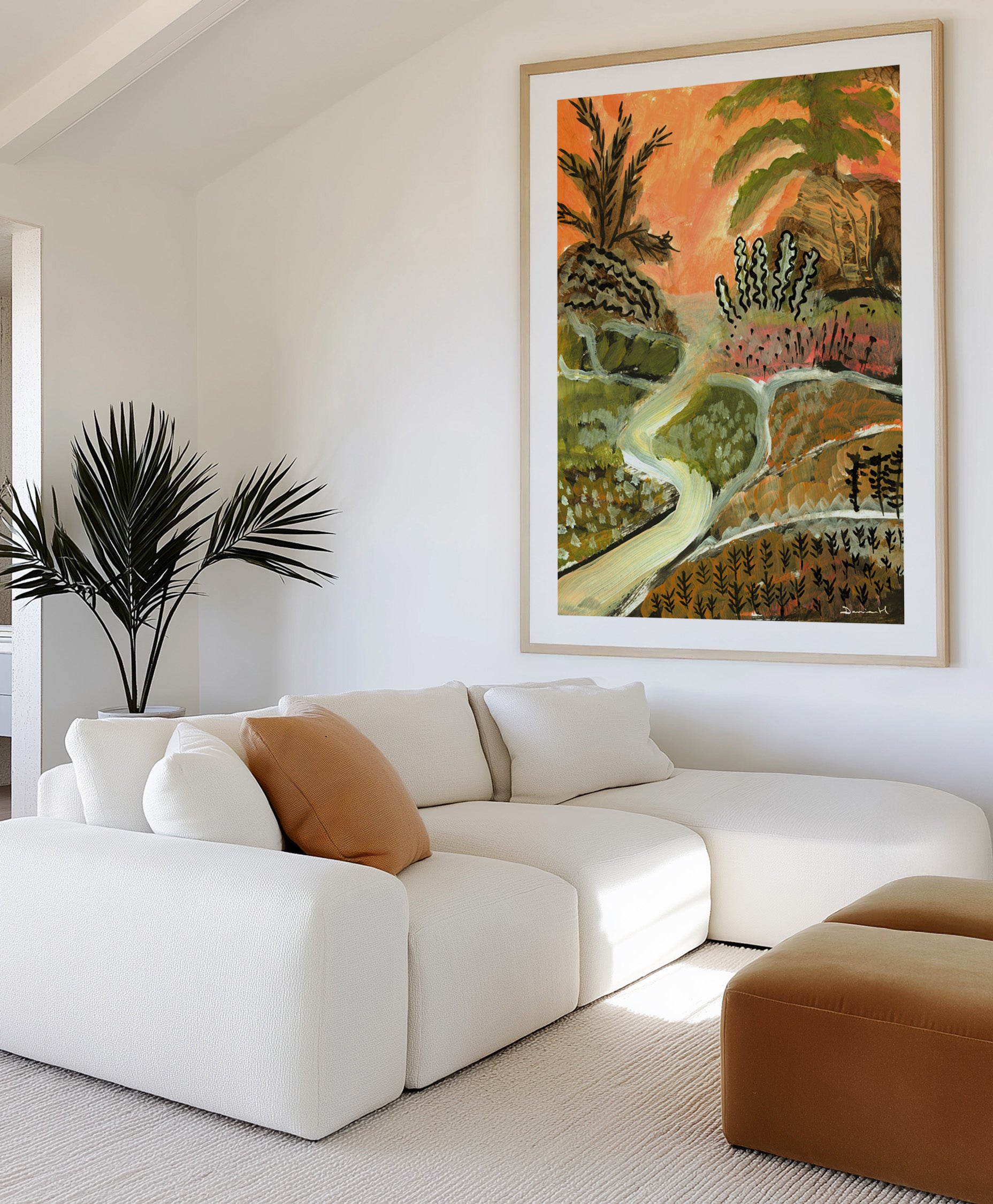 Desert Path by Dan Hobday | Art Print
