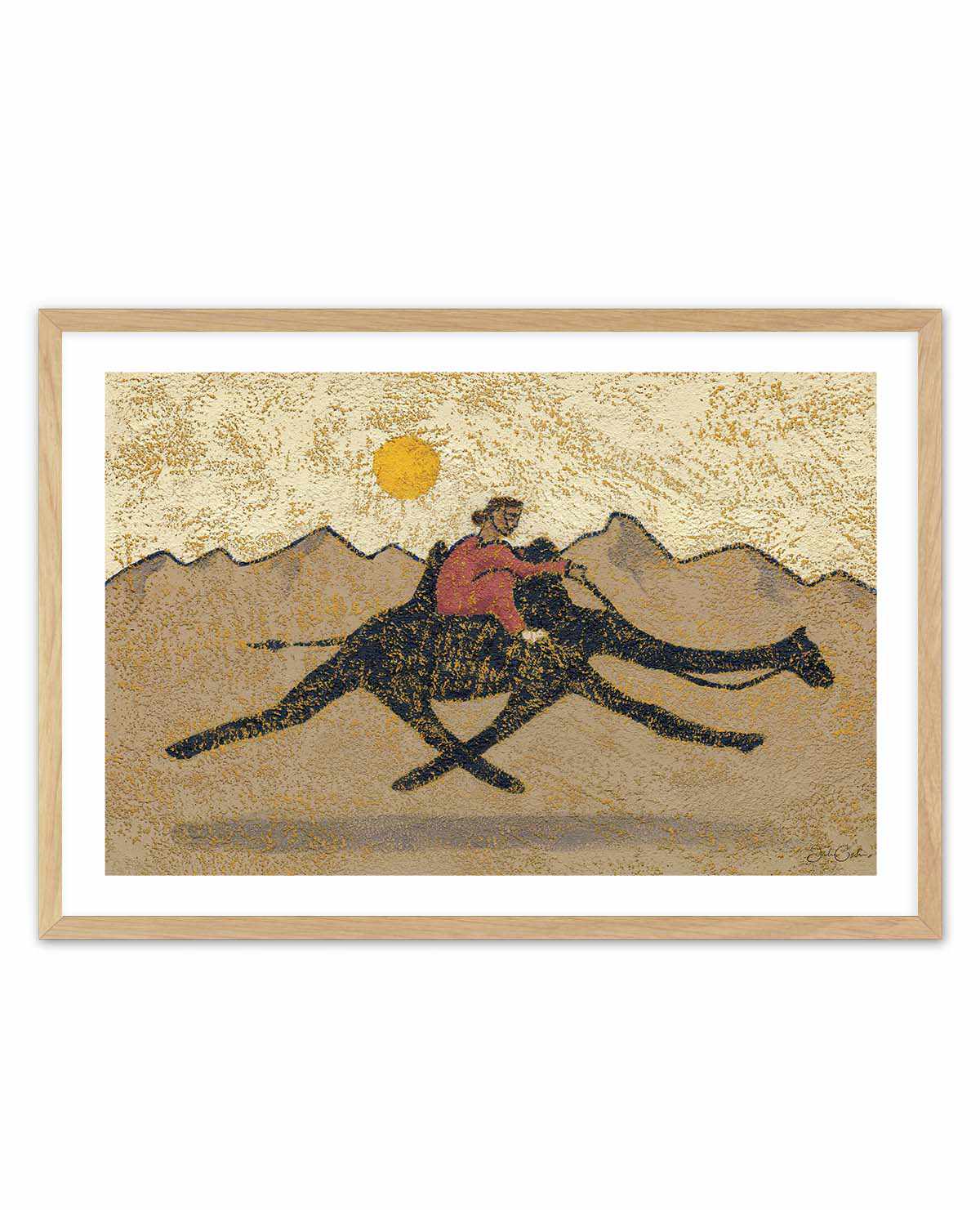 Desert Runner by Julie Celina | Art Print