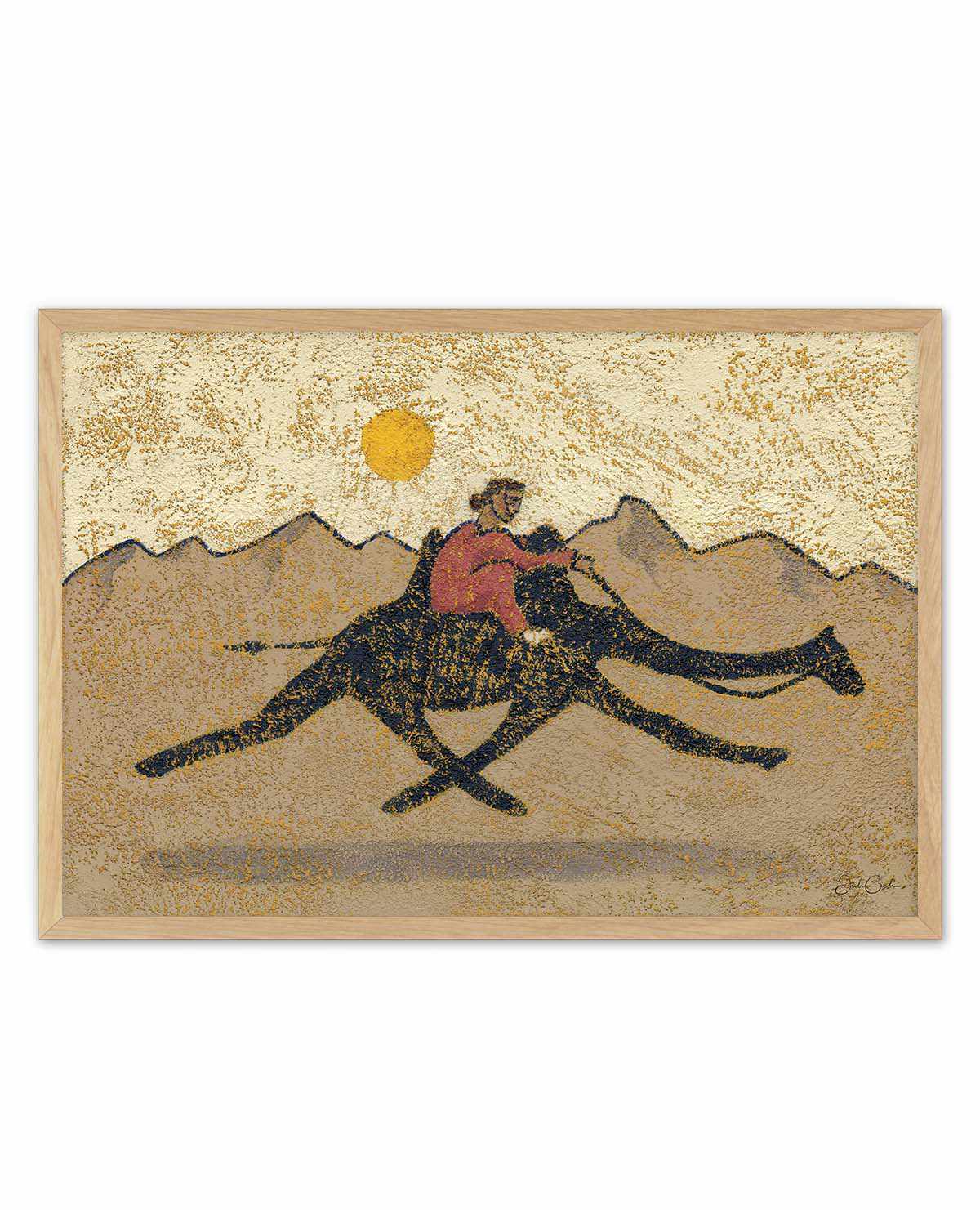 Desert Runner by Julie Celina | Art Print