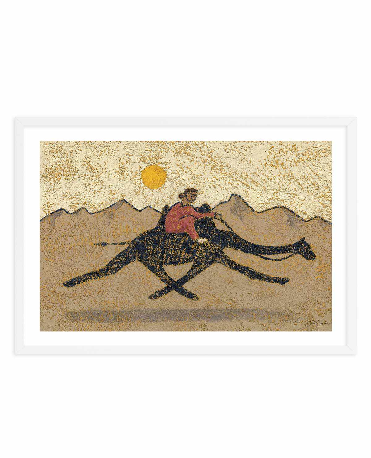 Desert Runner by Julie Celina | Art Print