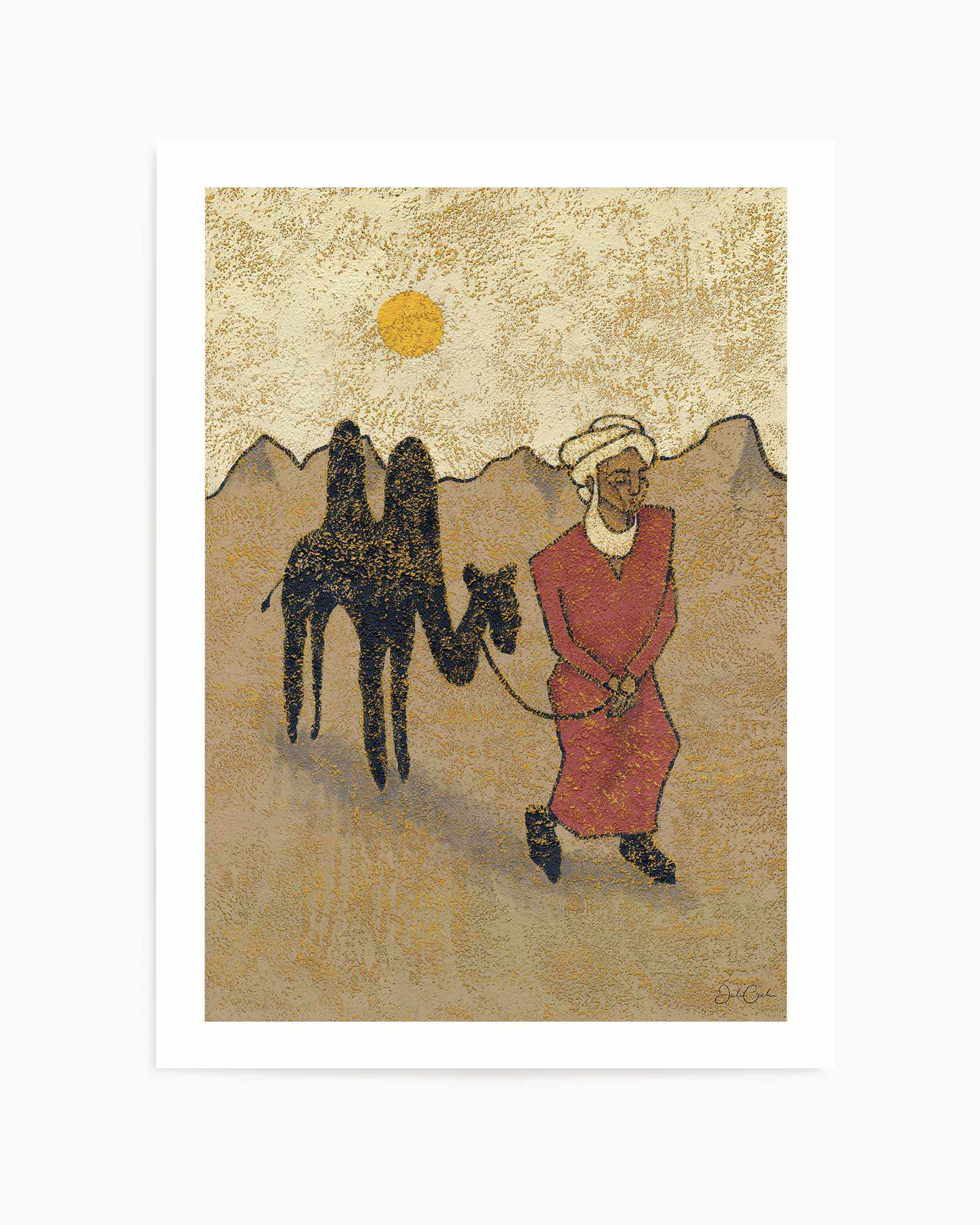 Desert Wanderer by Julie Celina | Art Print