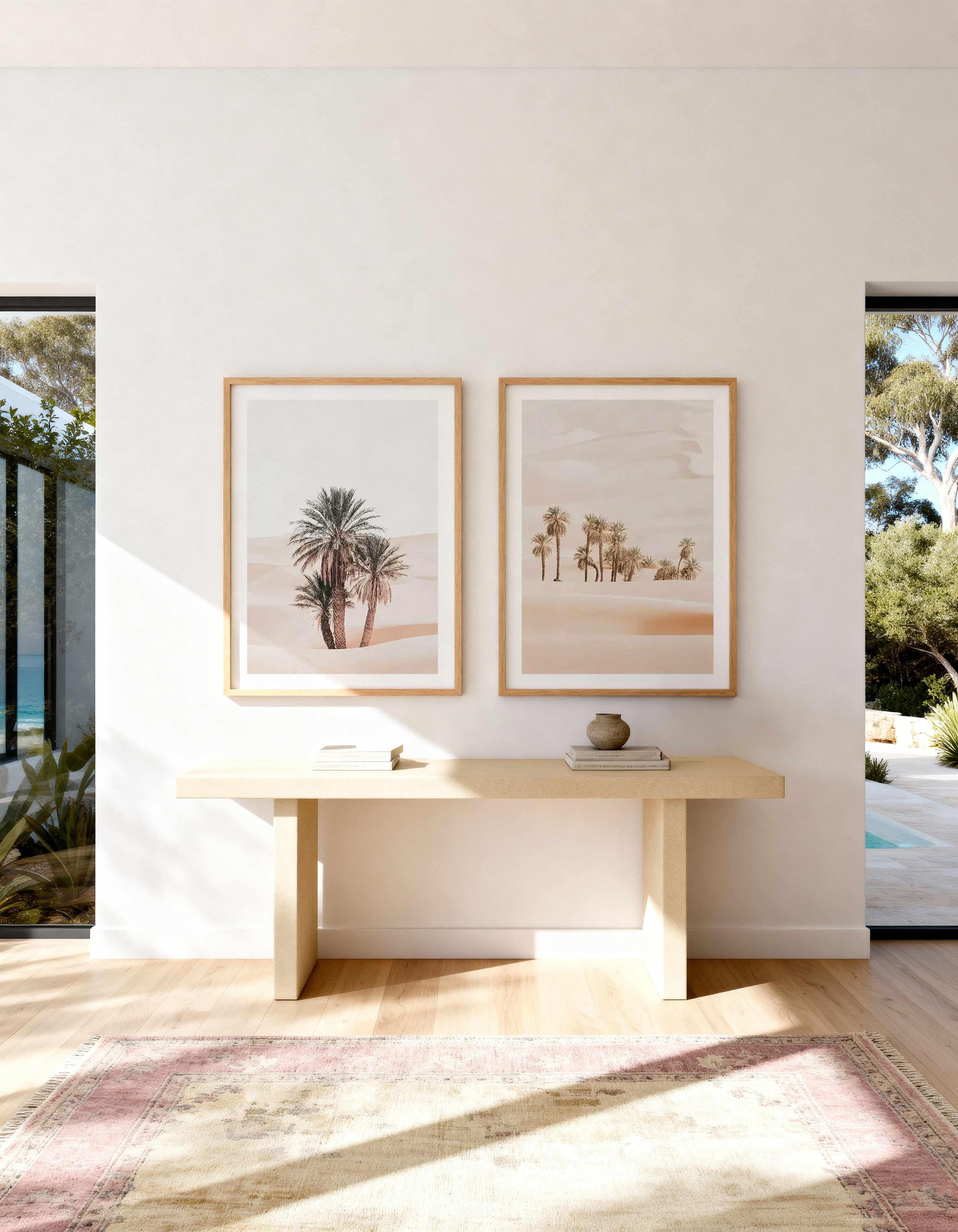 Desert Mirage I & II Art Print Set of 2 | Matching Wall Art from Olive et Oriel where you can shop wallpaper and artworks online