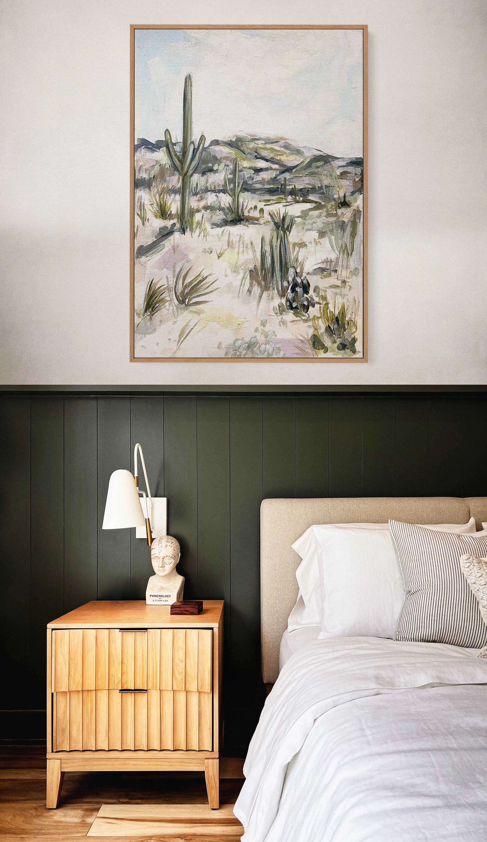 Desert Mornings by Meredith O'Neal | Framed Canvas Art Print from Olive et Oriel where you can shop wallpaper and artworks online