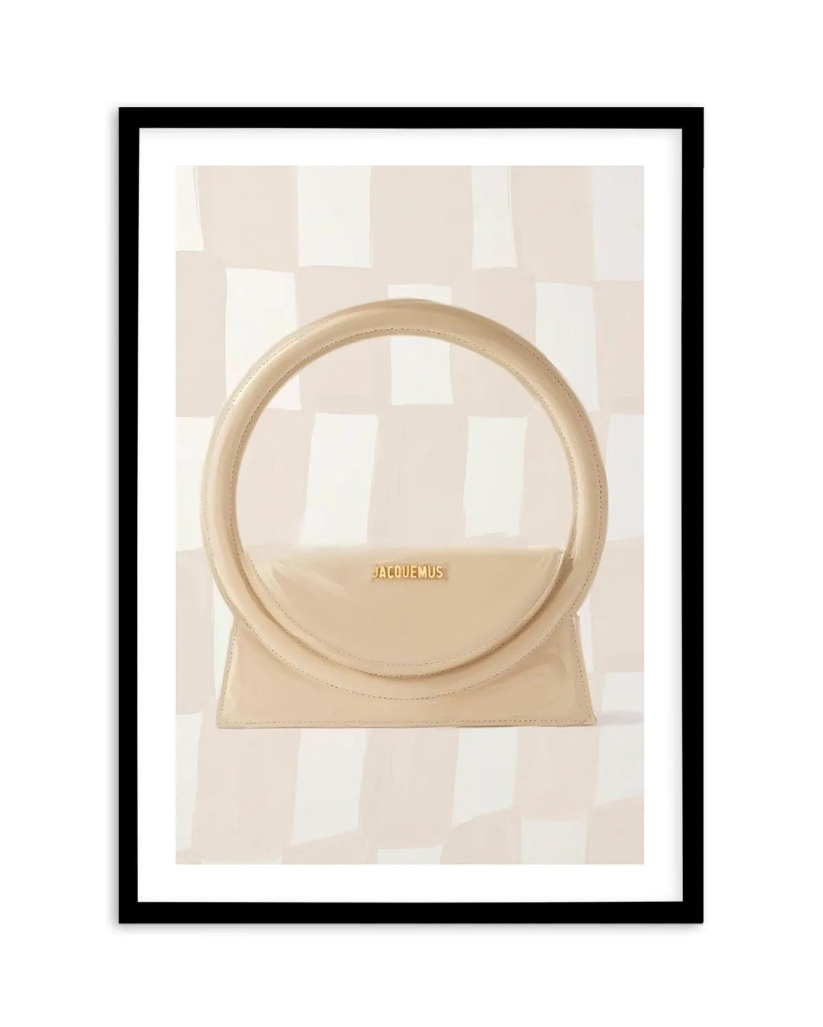 Designer Bag II Art Print-PRINT-Olive et Oriel-Olive et Oriel-A5 | 5.8" x 8.3" | 14.8 x 21cm-Black-With White Border-Buy-Australian-Art-Prints-Online-with-Olive-et-Oriel-Your-Artwork-Specialists-Austrailia-Decorate-With-Coastal-Photo-Wall-Art-Prints-From-Our-Beach-House-Artwork-Collection-Fine-Poster-and-Framed-Artwork