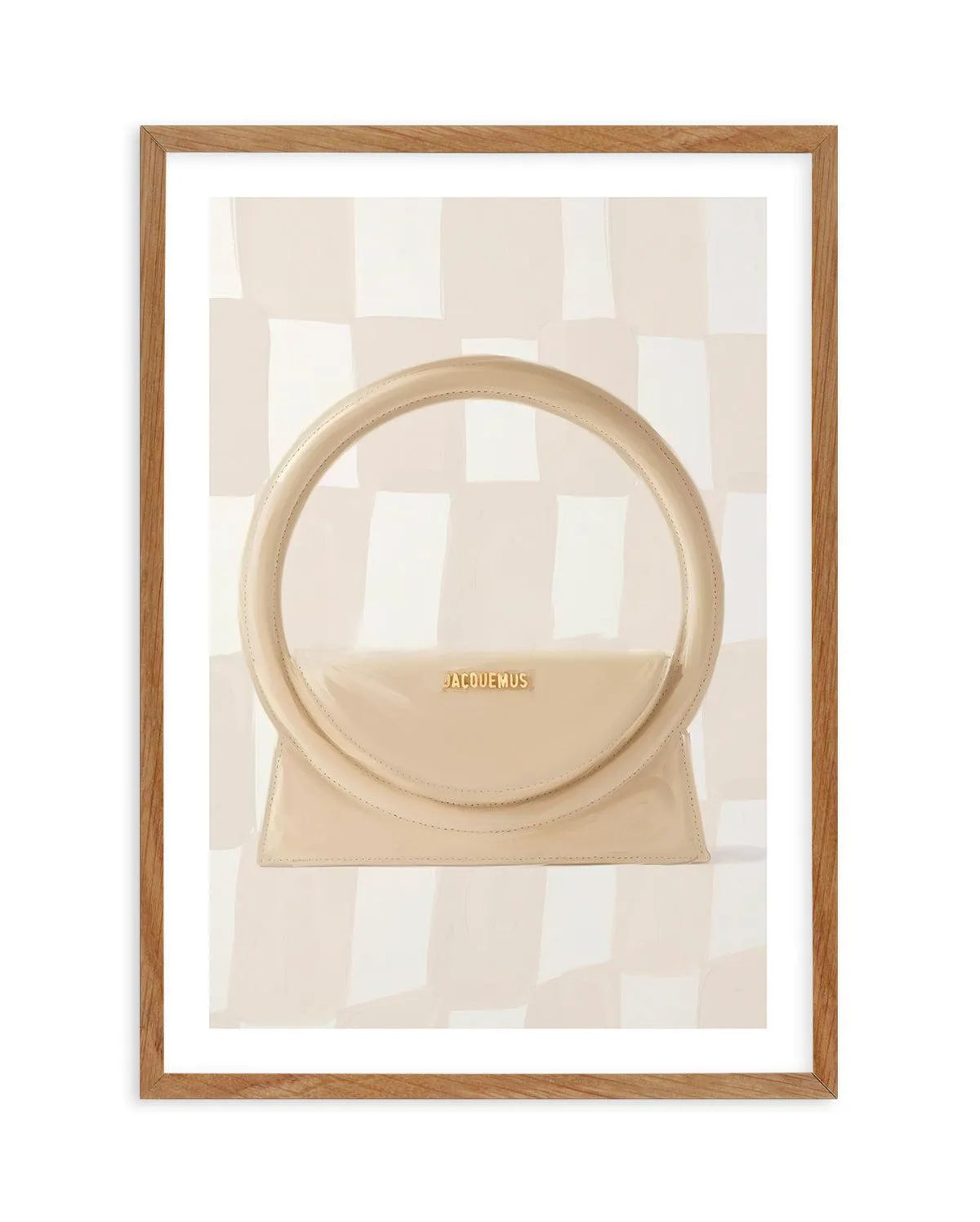 Designer Bag II Art Print-PRINT-Olive et Oriel-Olive et Oriel-50x70 cm | 19.6" x 27.5"-Walnut-With White Border-Buy-Australian-Art-Prints-Online-with-Olive-et-Oriel-Your-Artwork-Specialists-Austrailia-Decorate-With-Coastal-Photo-Wall-Art-Prints-From-Our-Beach-House-Artwork-Collection-Fine-Poster-and-Framed-Artwork