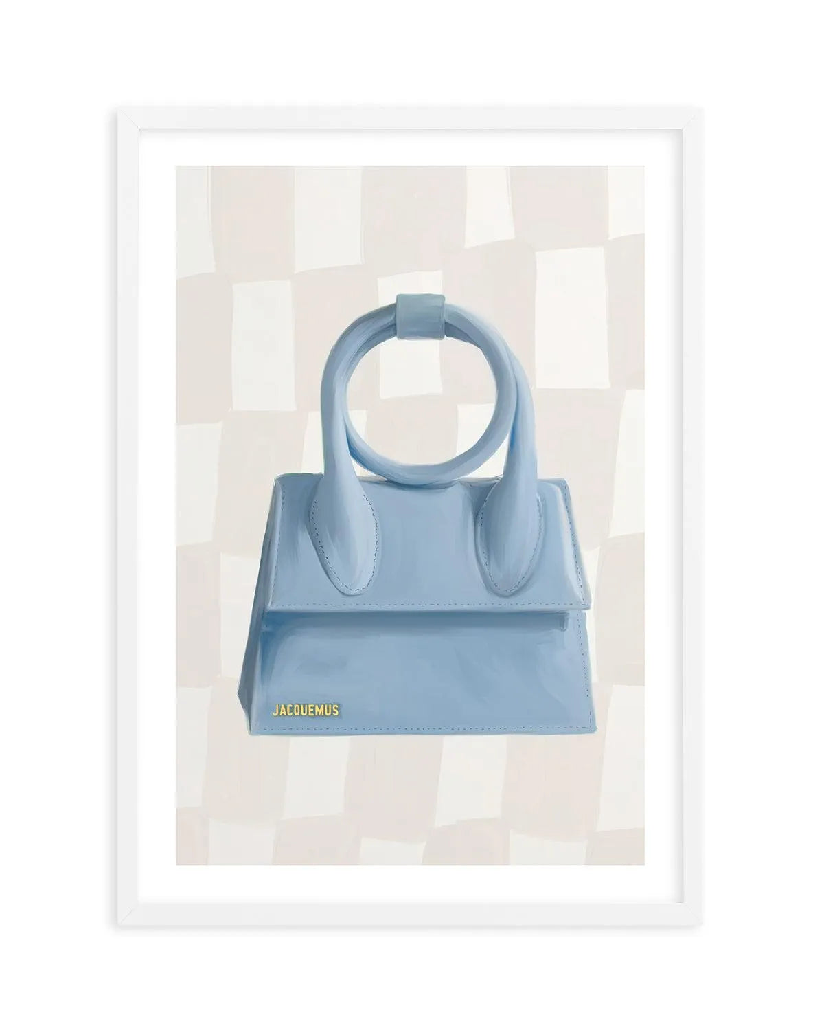 Designer Bag III Art Print-PRINT-Olive et Oriel-Olive et Oriel-A5 | 5.8" x 8.3" | 14.8 x 21cm-White-With White Border-Buy-Australian-Art-Prints-Online-with-Olive-et-Oriel-Your-Artwork-Specialists-Austrailia-Decorate-With-Coastal-Photo-Wall-Art-Prints-From-Our-Beach-House-Artwork-Collection-Fine-Poster-and-Framed-Artwork