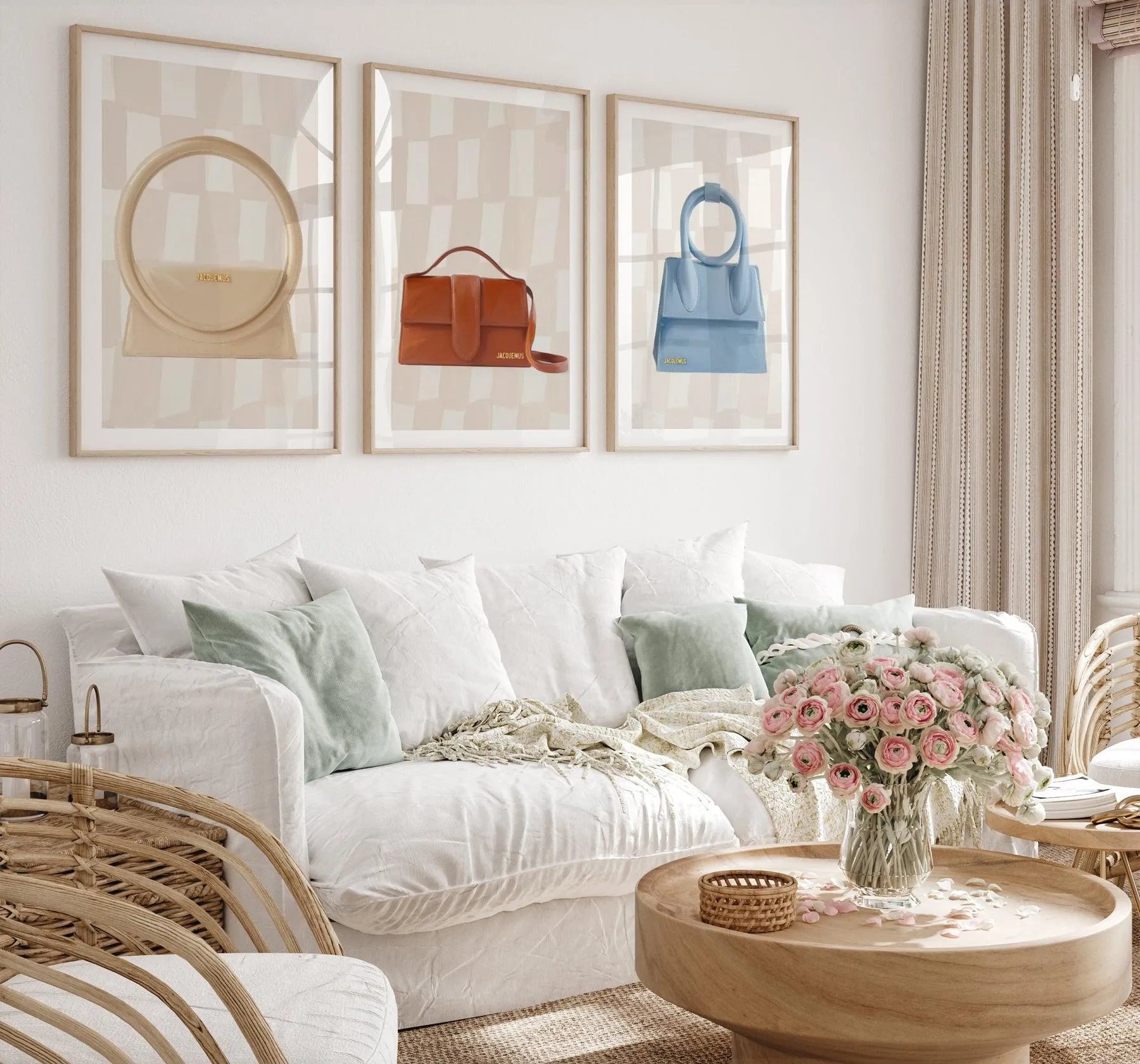 Designer Bag II Art Print-PRINT-Olive et Oriel-Olive et Oriel-Buy-Australian-Art-Prints-Online-with-Olive-et-Oriel-Your-Artwork-Specialists-Austrailia-Decorate-With-Coastal-Photo-Wall-Art-Prints-From-Our-Beach-House-Artwork-Collection-Fine-Poster-and-Framed-Artwork