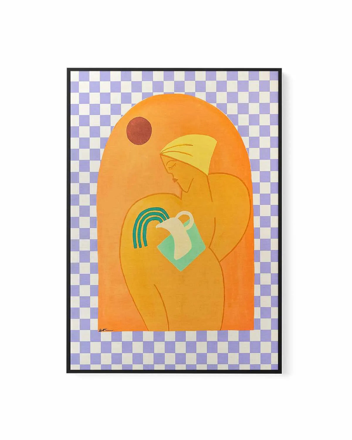 Destiny by Britney Turner | Framed Canvas Art Print from Olive et Oriel where you can shop wallpaper and artworks online