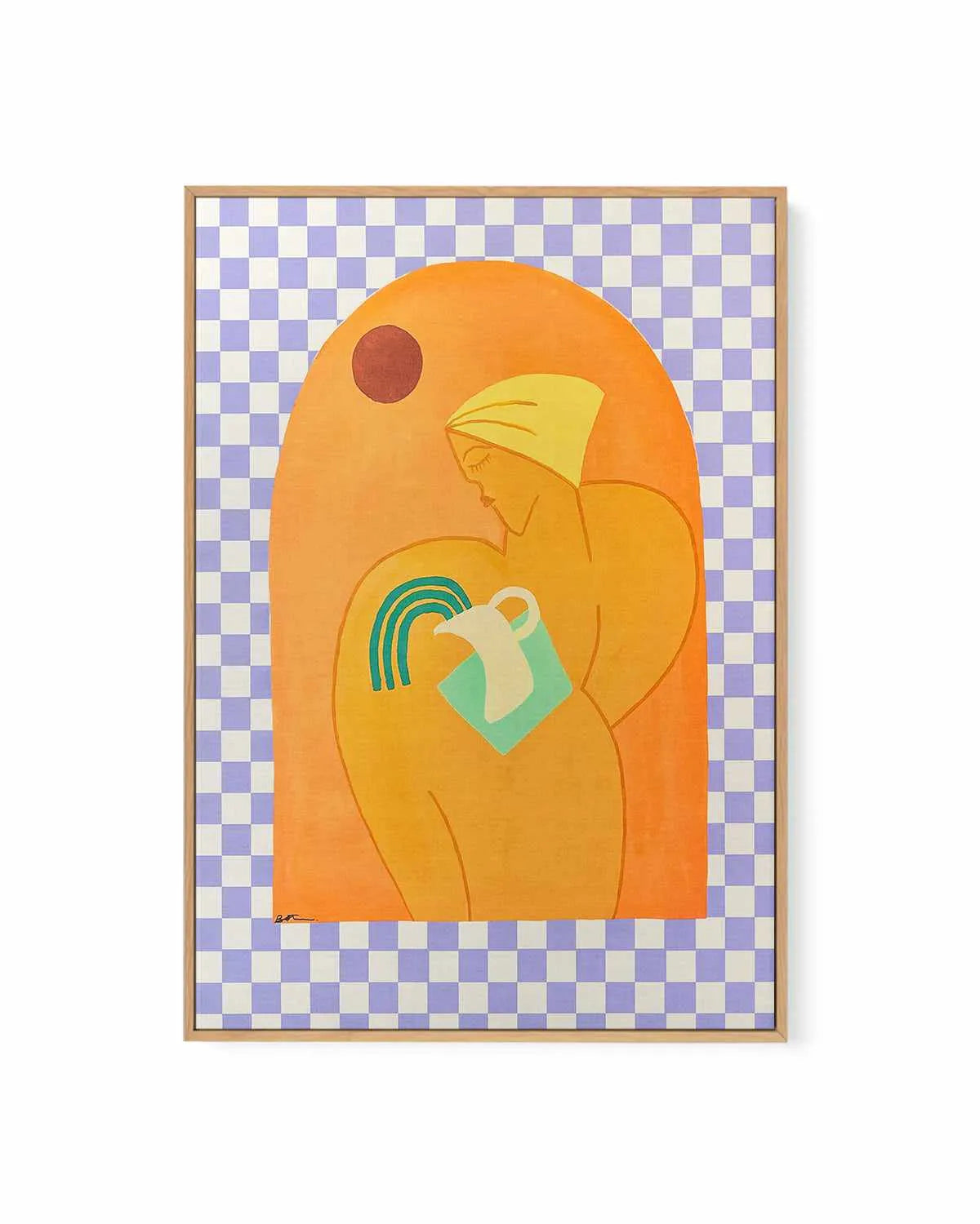 Destiny by Britney Turner | Framed Canvas Art Print from Olive et Oriel where you can shop wallpaper and artworks online