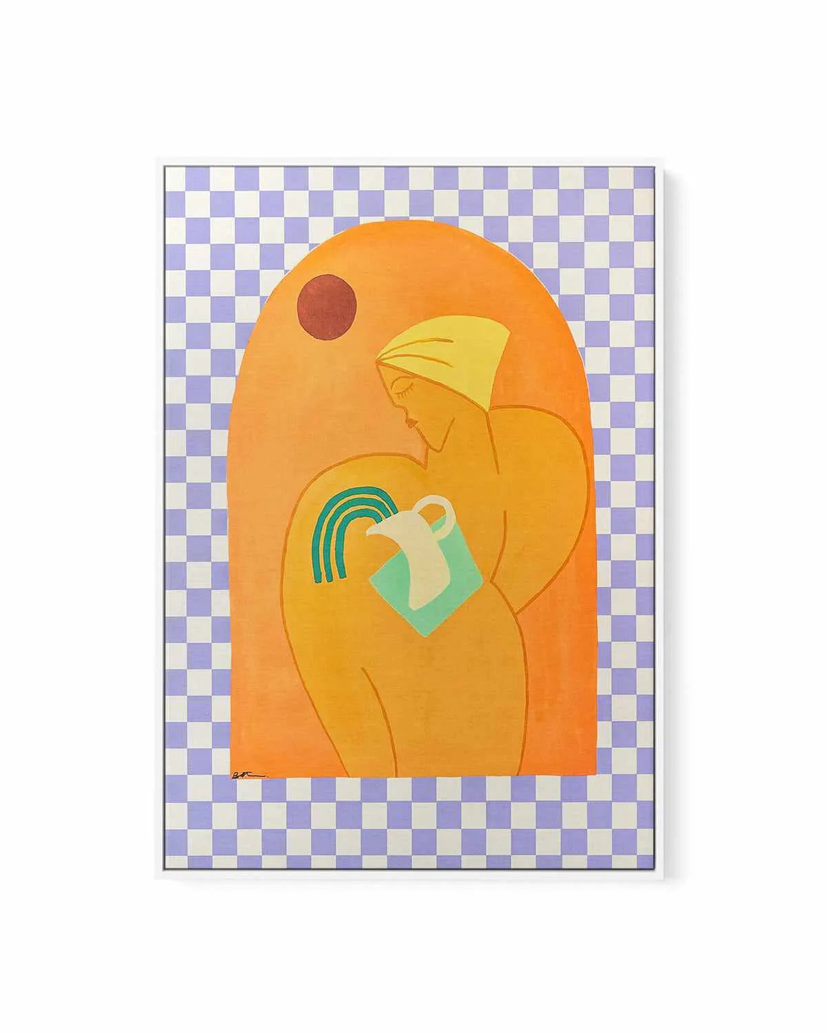 Destiny by Britney Turner | Framed Canvas Art Print from Olive et Oriel where you can shop wallpaper and artworks online