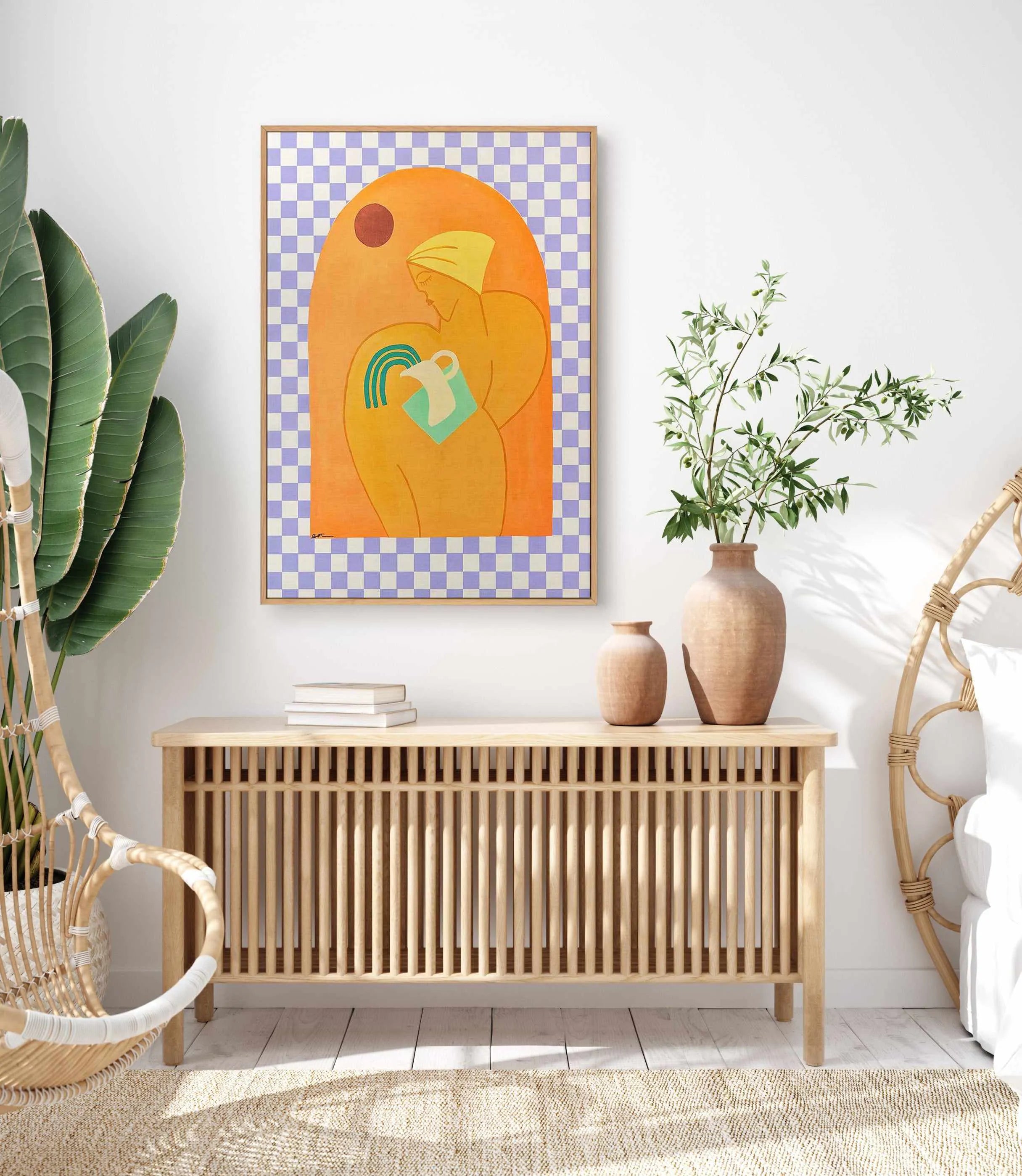 Destiny by Britney Turner | Framed Canvas Art Print from Olive et Oriel where you can shop wallpaper and artworks online