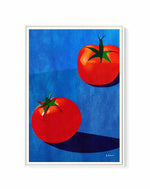 Deux Tomates By Bo Anderson | Framed Canvas Art Print