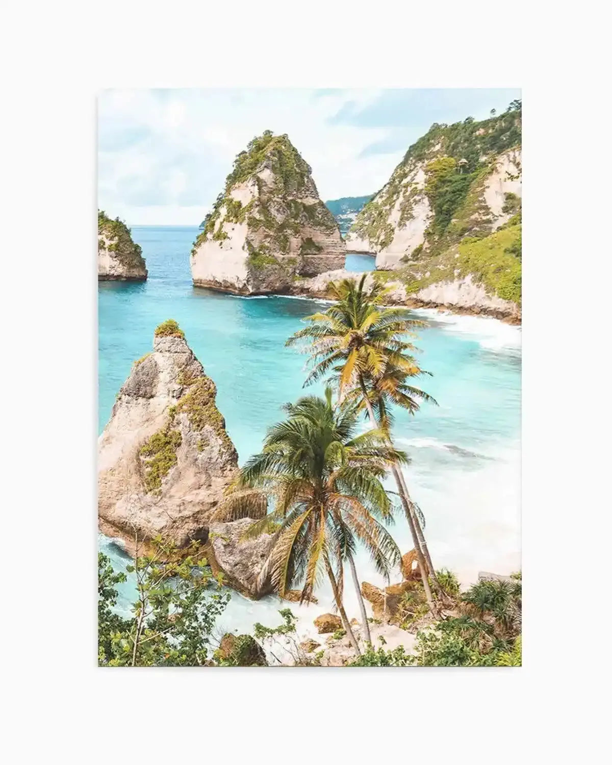 Diamond Beach | Nusa Penida Art Print from Olive et Oriel where you can shop wallpaper and artworks online