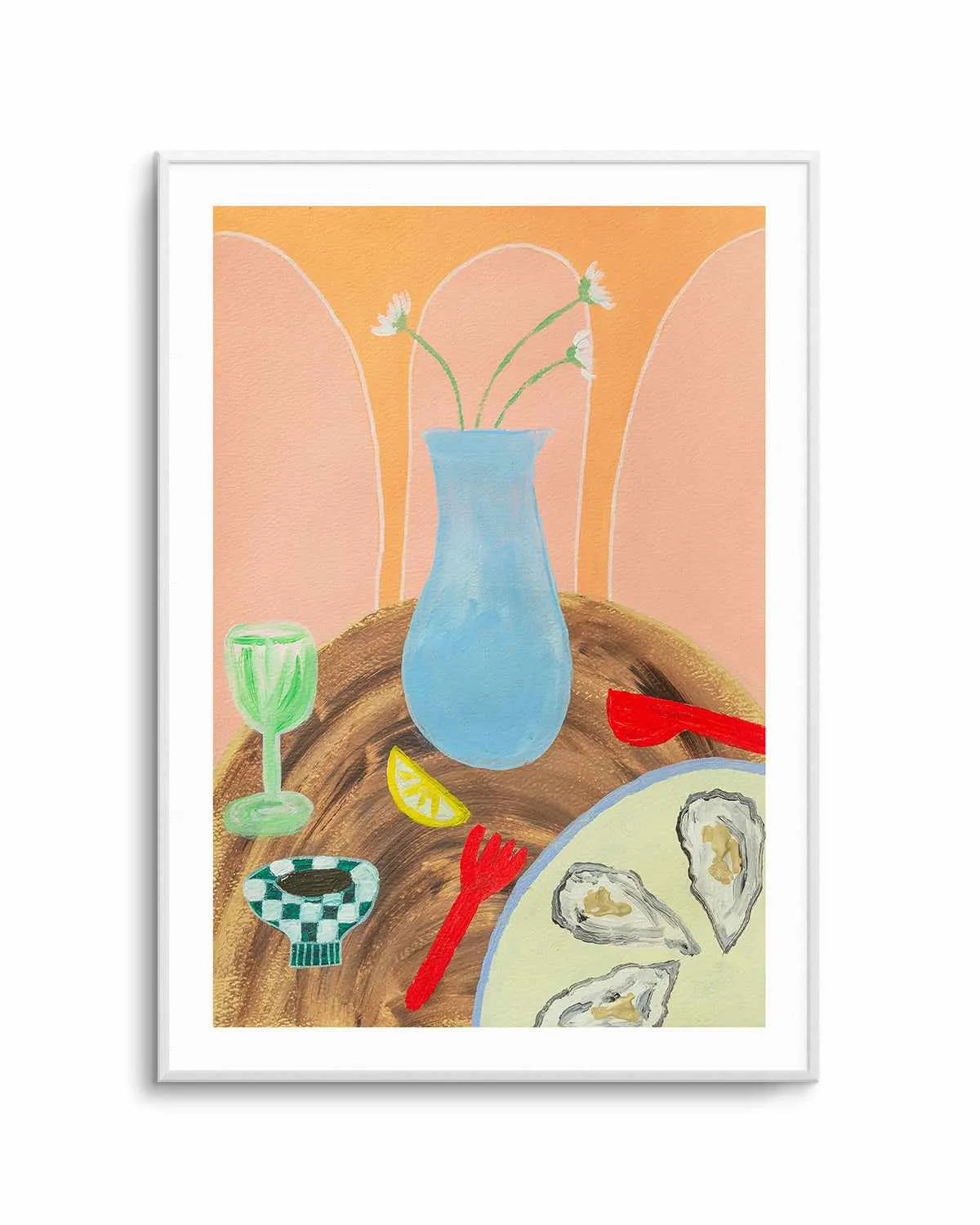 Dine Fine by Britney Turner Art Print from Olive et Oriel where you can shop wallpaper and artworks online
