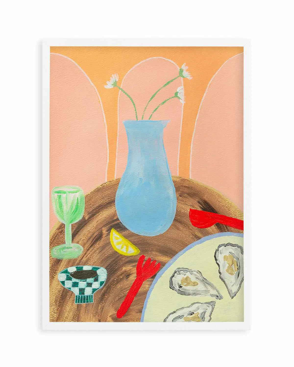 Dine Fine by Britney Turner Art Print from Olive et Oriel where you can shop wallpaper and artworks online