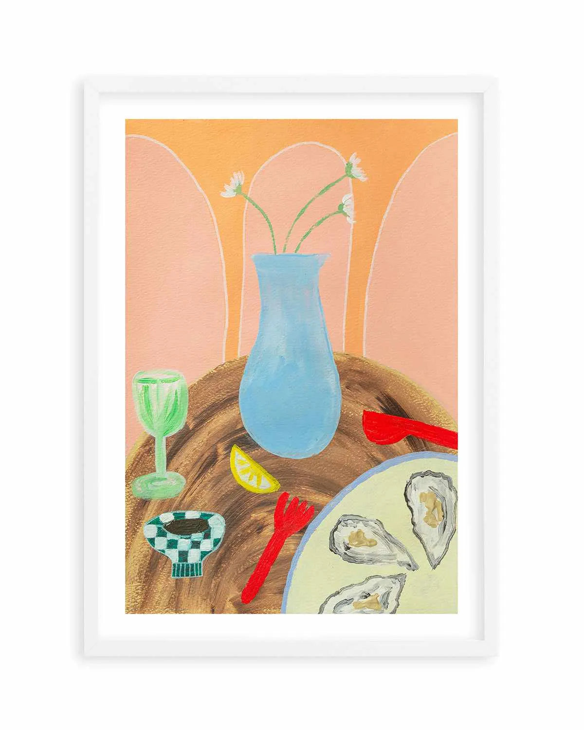 Dine Fine by Britney Turner Art Print from Olive et Oriel where you can shop wallpaper and artworks online