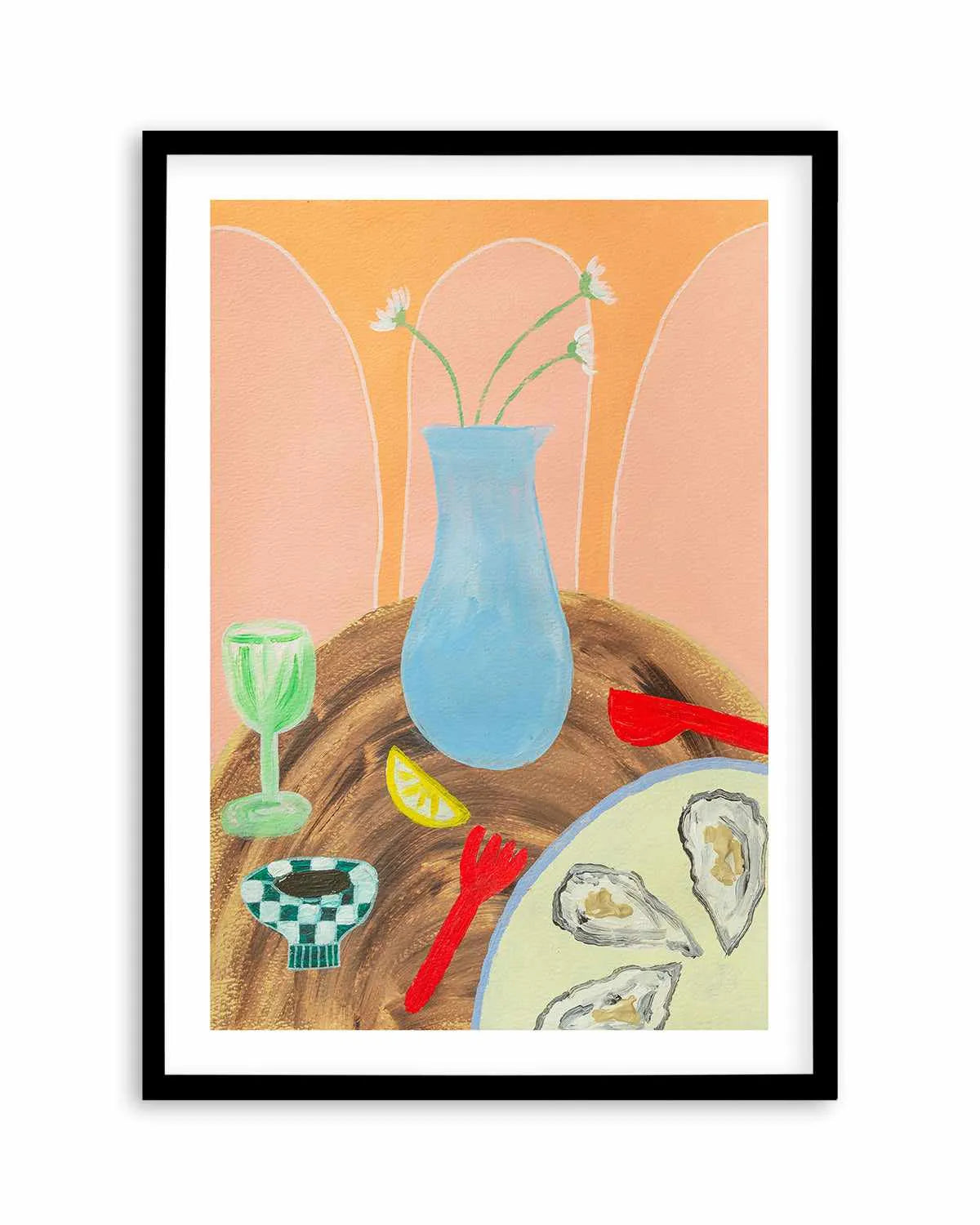 Dine Fine by Britney Turner Art Print from Olive et Oriel where you can shop wallpaper and artworks online