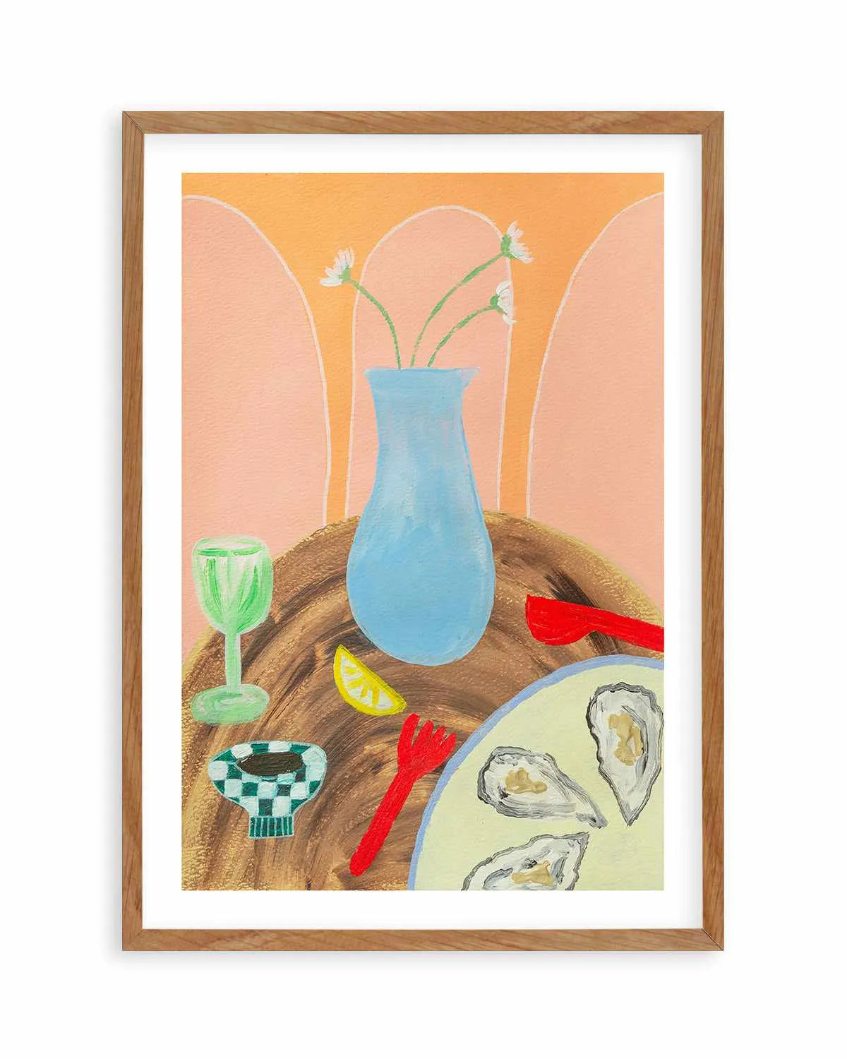 Dine Fine by Britney Turner Art Print from Olive et Oriel where you can shop wallpaper and artworks online