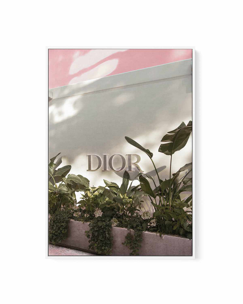 Dior, Italian Riviera | Framed Canvas Art Print