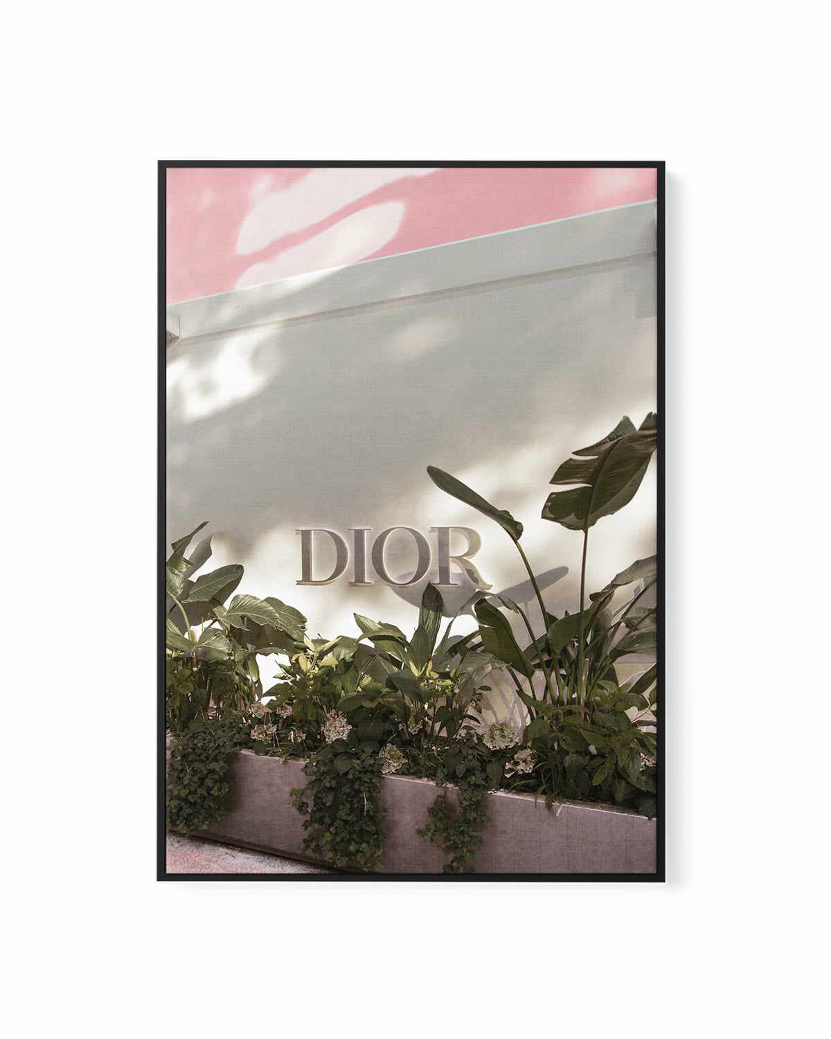 Dior, Italian Riviera | Framed Canvas Art Print