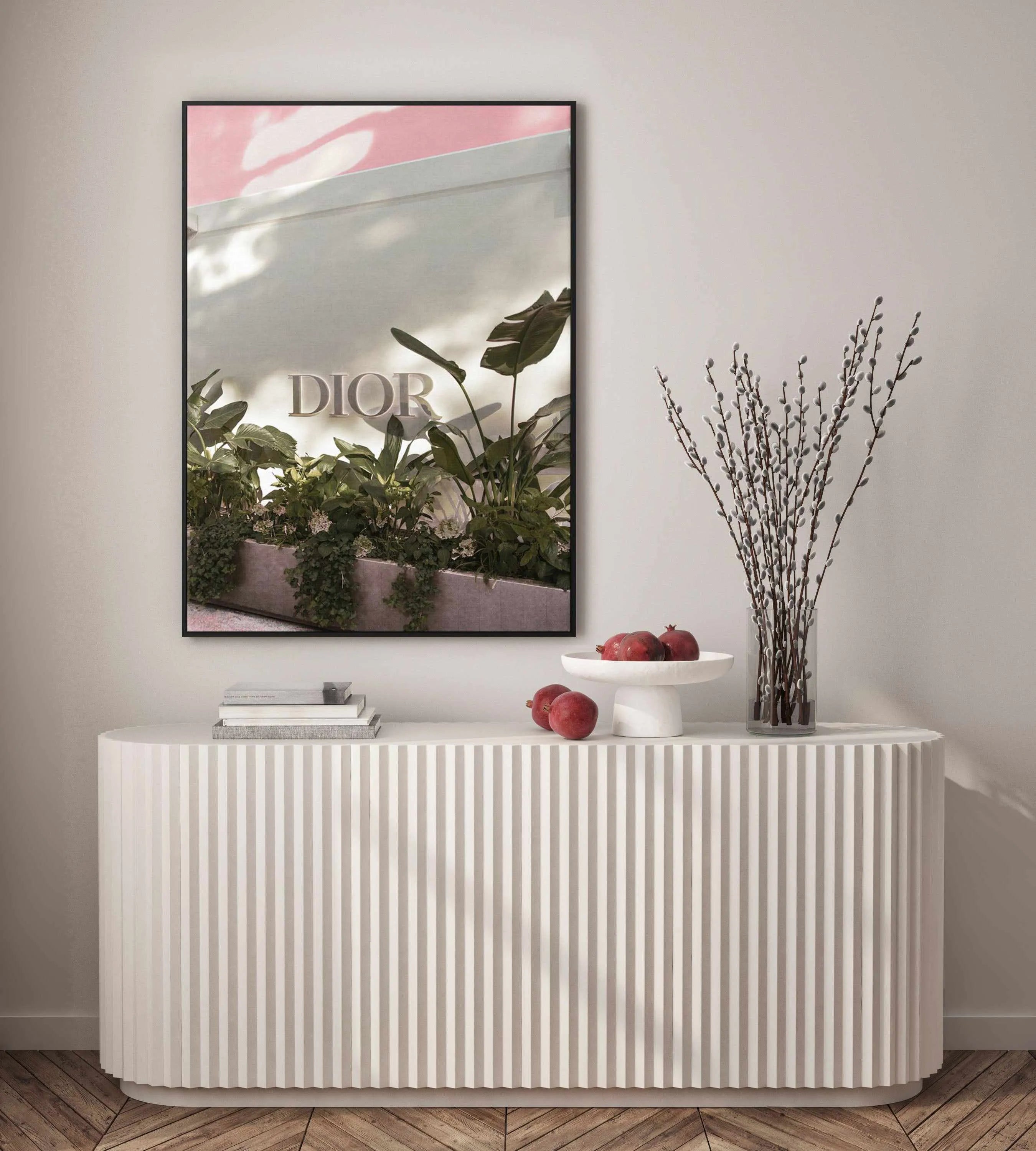 Dior, Italian Riviera | Framed Canvas Art Print from Olive et Oriel where you can shop wallpaper and artworks online