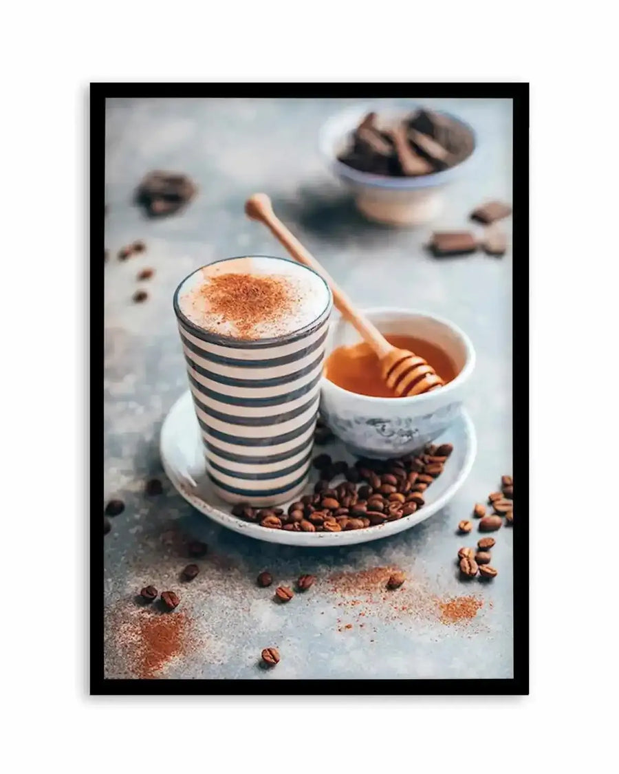 Dirty Chai Art Print from Olive et Oriel where you can shop wallpaper and artworks online